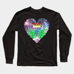 Cosmic Alien Crown Long Sleeve T-Shirt